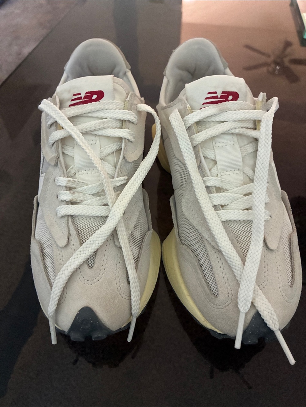 NEW BALANCE 327 LIGHT GRAY - CASUAL SPORT RETRO STYLE - SIZE 7.5 D - Picture 8 of 15